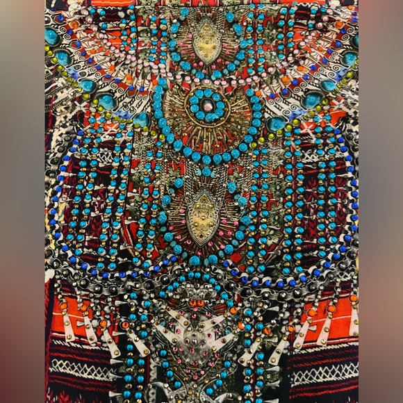 SOLD.   Camilla long skirt. Size 1. 100% silk - Picture 5 of 11